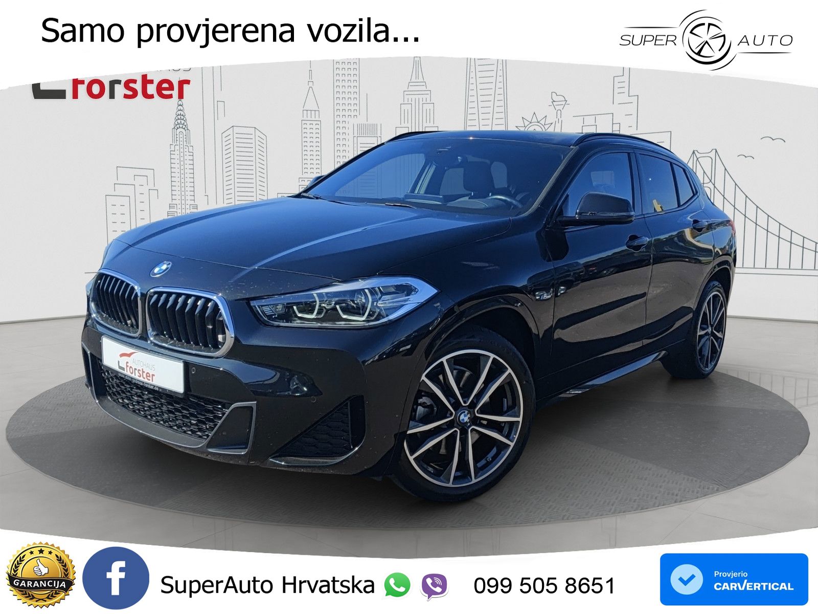 BMW X2 xDrive20d Steptronic M Sport LED+GR SJED+ACC