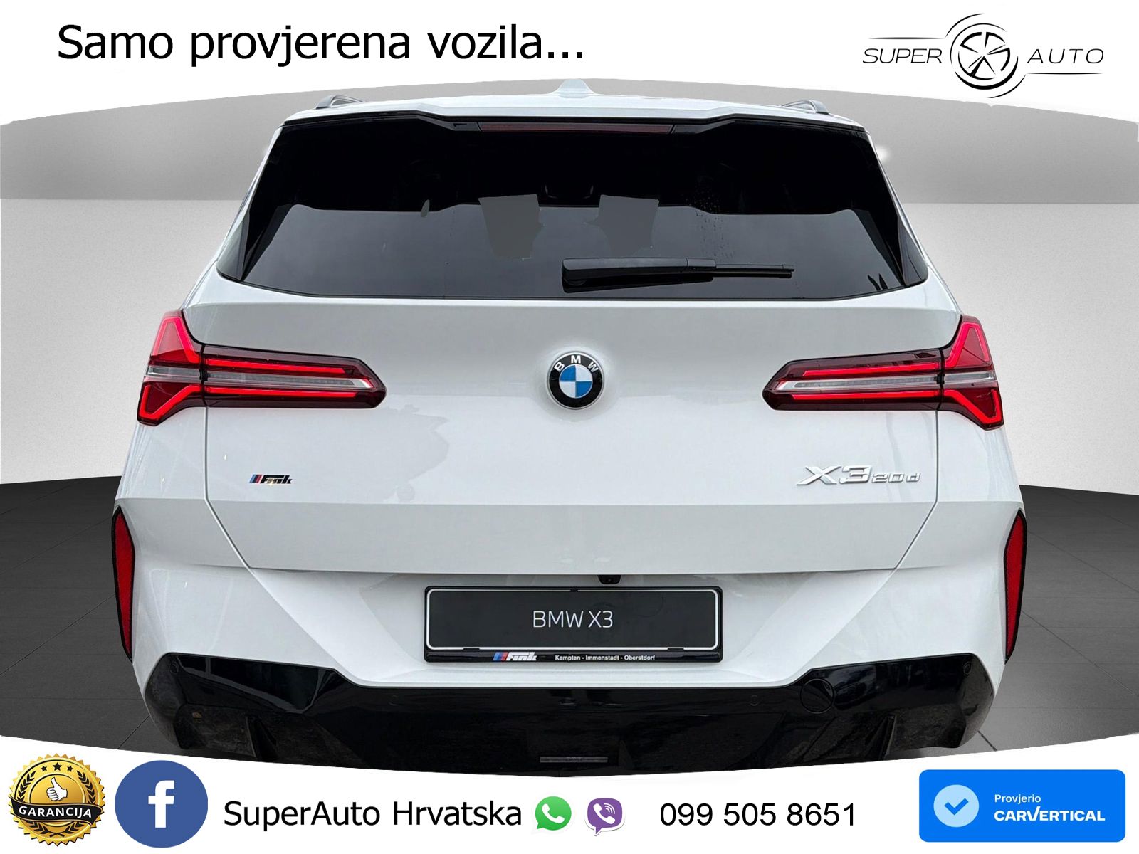 BMW X3 20d xDrive Steptronic M Sport LED+GR SJED+ACC