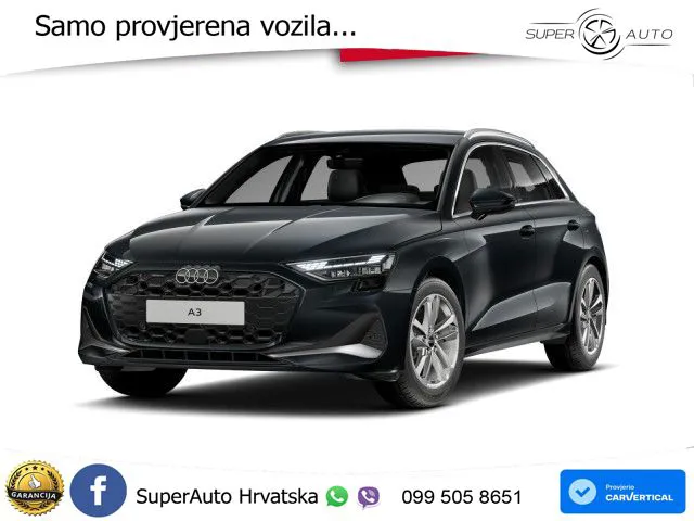 Audi A3 35 TFSI (150 KS) S tronic advanced LED+GR SJED+ACC