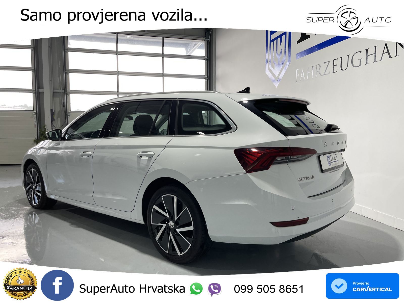 Škoda Octavia Combi 2.0 TDI (150 KS) DSG LED+GR SJED+ACC