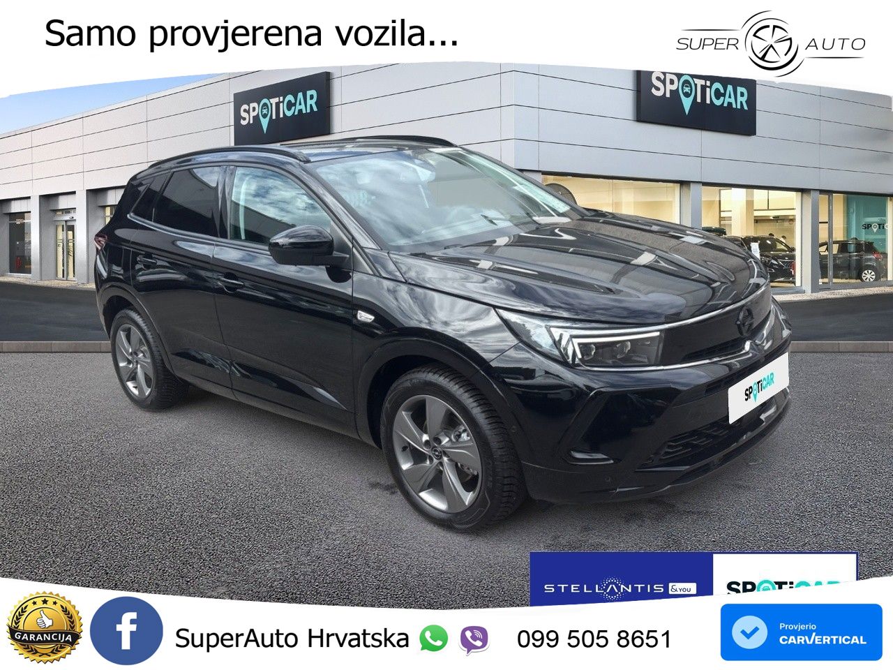 Opel Grandland 1.2i Turbo (130 KS) Automatic GS LED+GR SJED+ACC