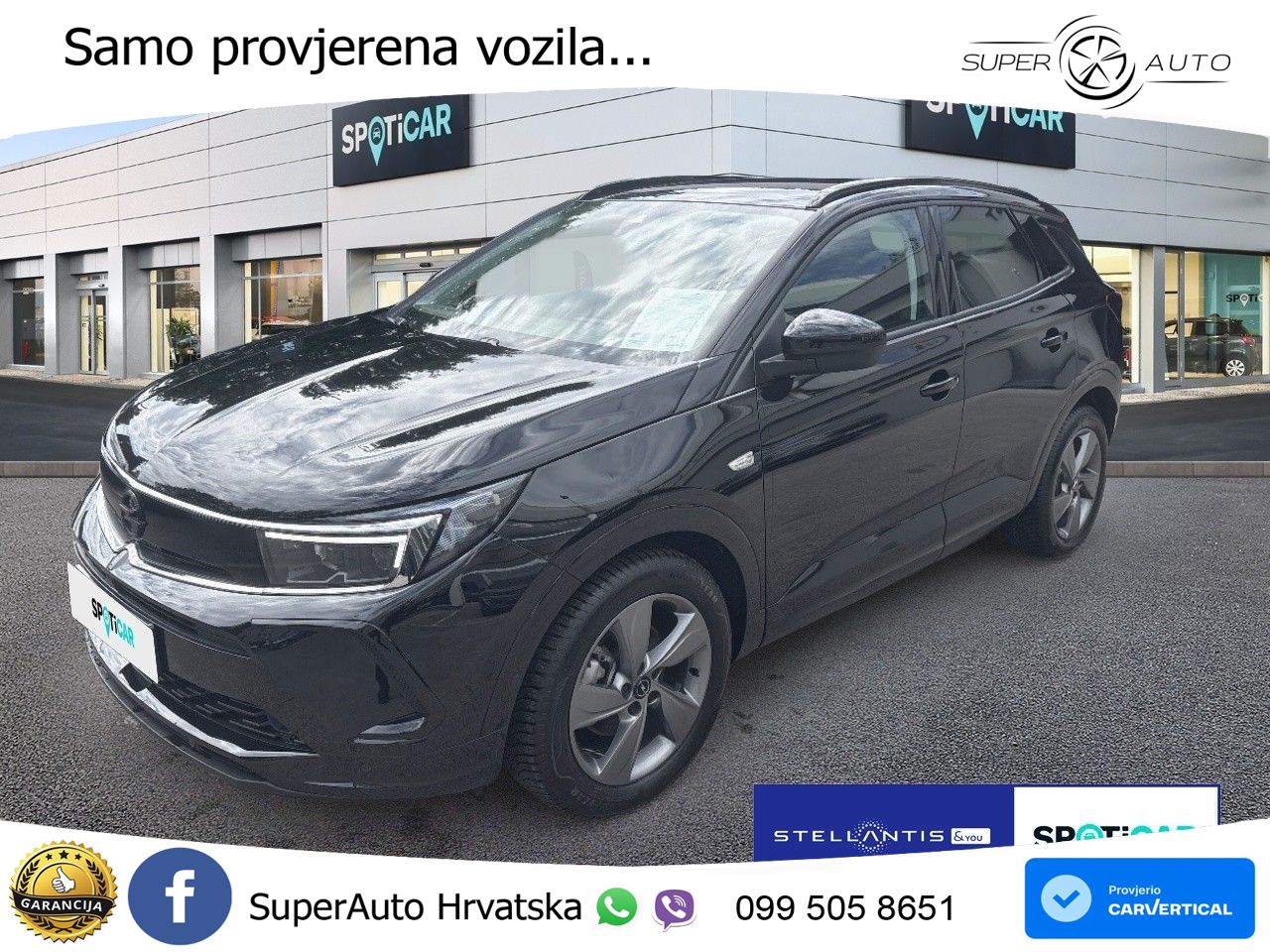 Opel Grandland 1.2i Turbo (130 KS) Automatic GS LED+GR SJED+ACC