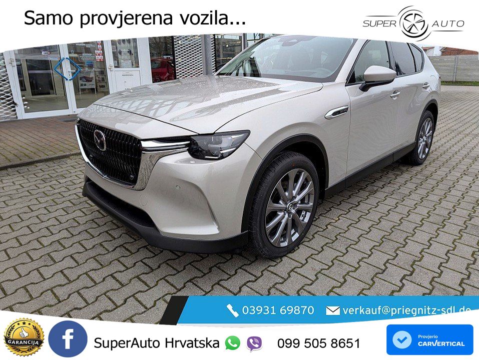 Mazda CX-60 3.3 e-Skyactiv D (200 KS) Automatic LED+ACC