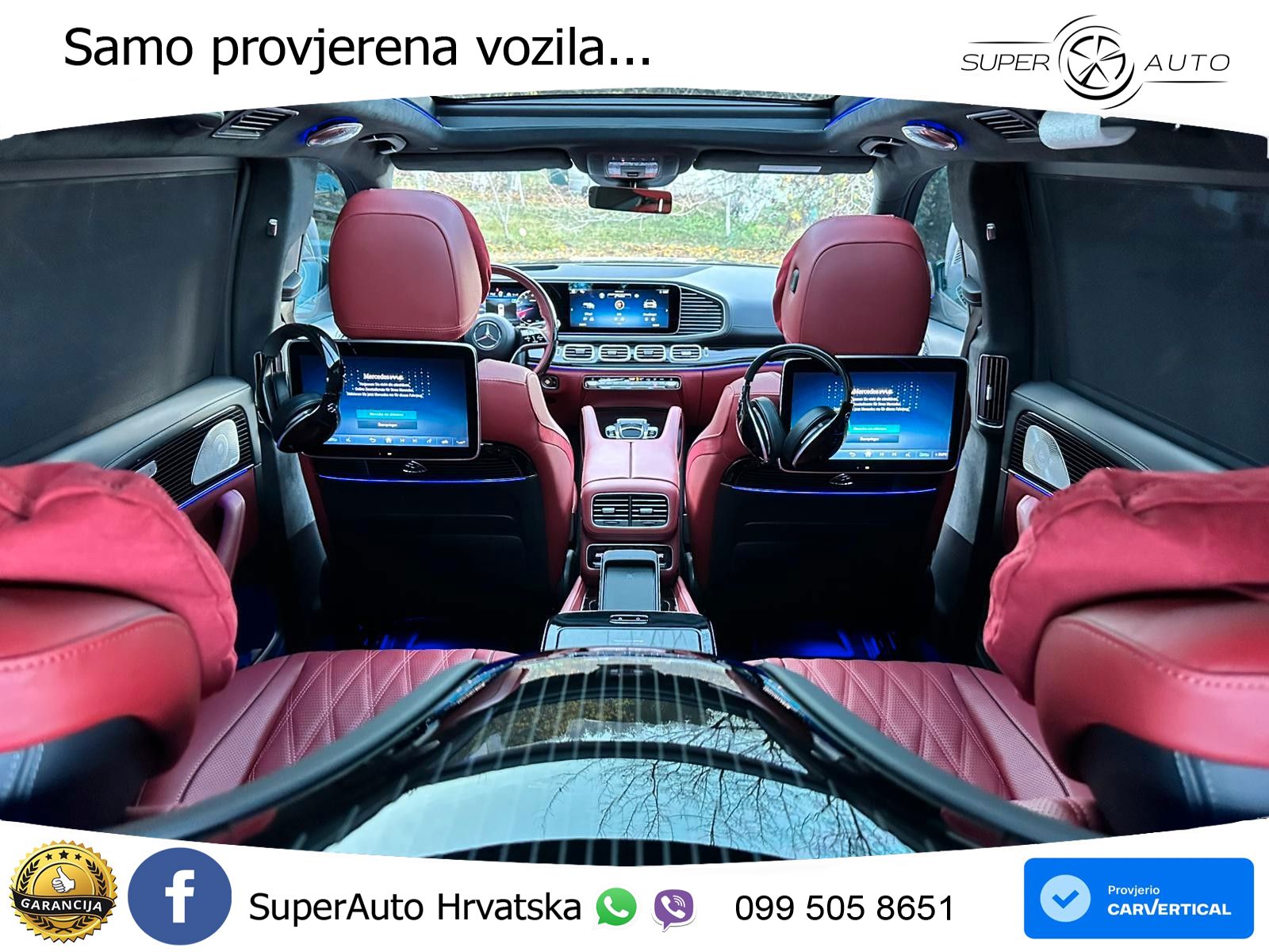 Mercedes Maybach GLS 600 V8 (557 KS) EQ Boost 4MATIC 9G-TRONIC ACC+HEAD+4xGR SJED+360+PANO