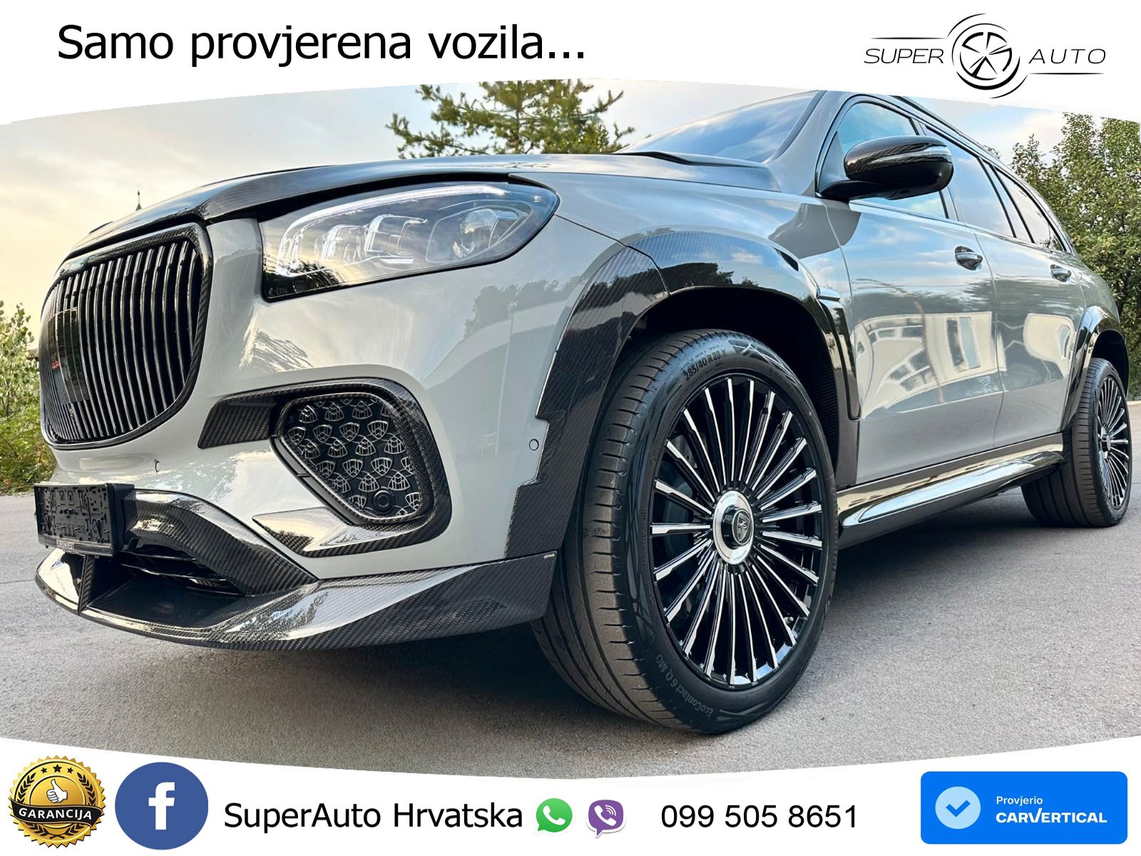 Mercedes Maybach GLS 600 V8 (557 KS) EQ Boost 4MATIC 9G-TRONIC ACC+HEAD+4xGR SJED+360+PANO