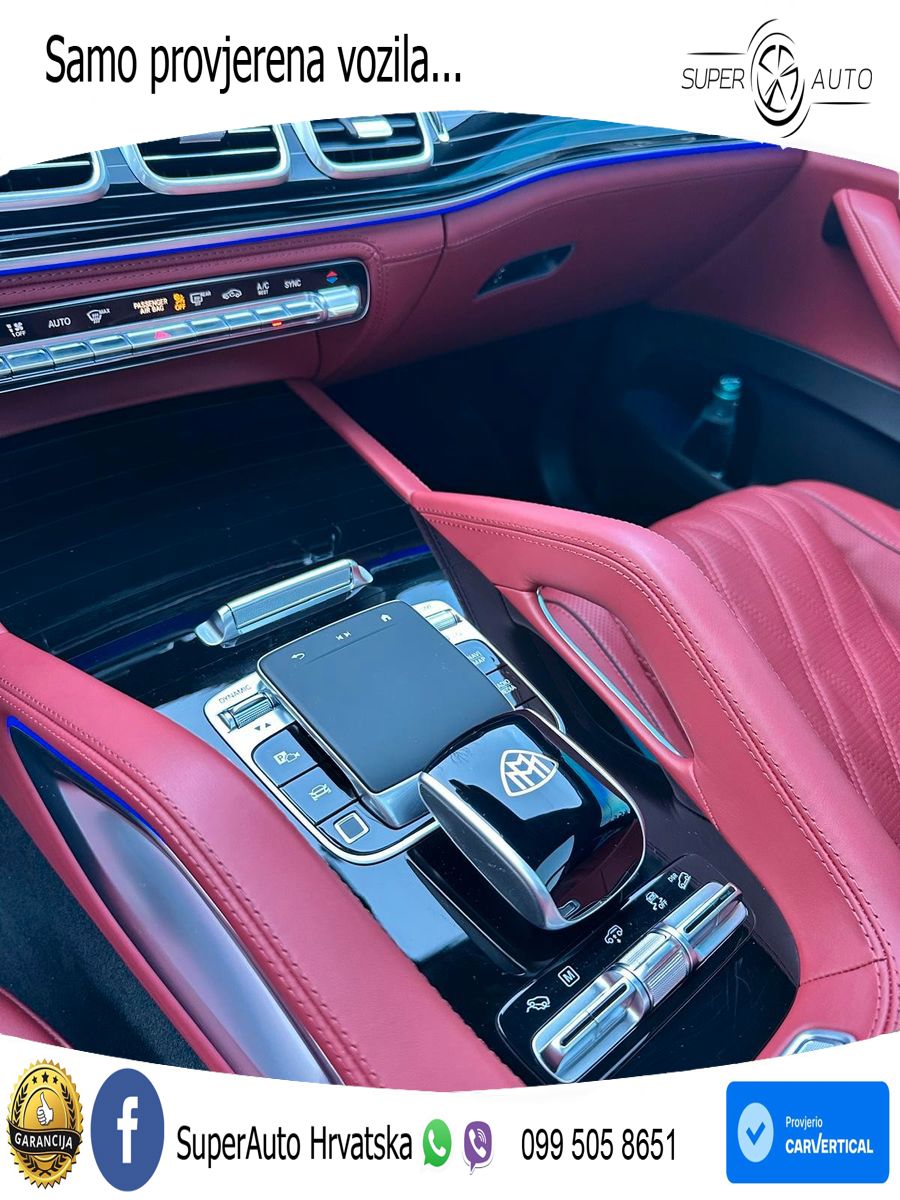 Mercedes Maybach GLS 600 V8 (557 KS) EQ Boost 4MATIC 9G-TRONIC ACC+HEAD+4xGR SJED+360+PANO