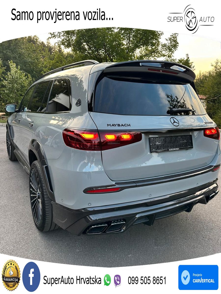 Mercedes Maybach GLS 600 V8 (557 KS) EQ Boost 4MATIC 9G-TRONIC ACC+HEAD+4xGR SJED+360+PANO