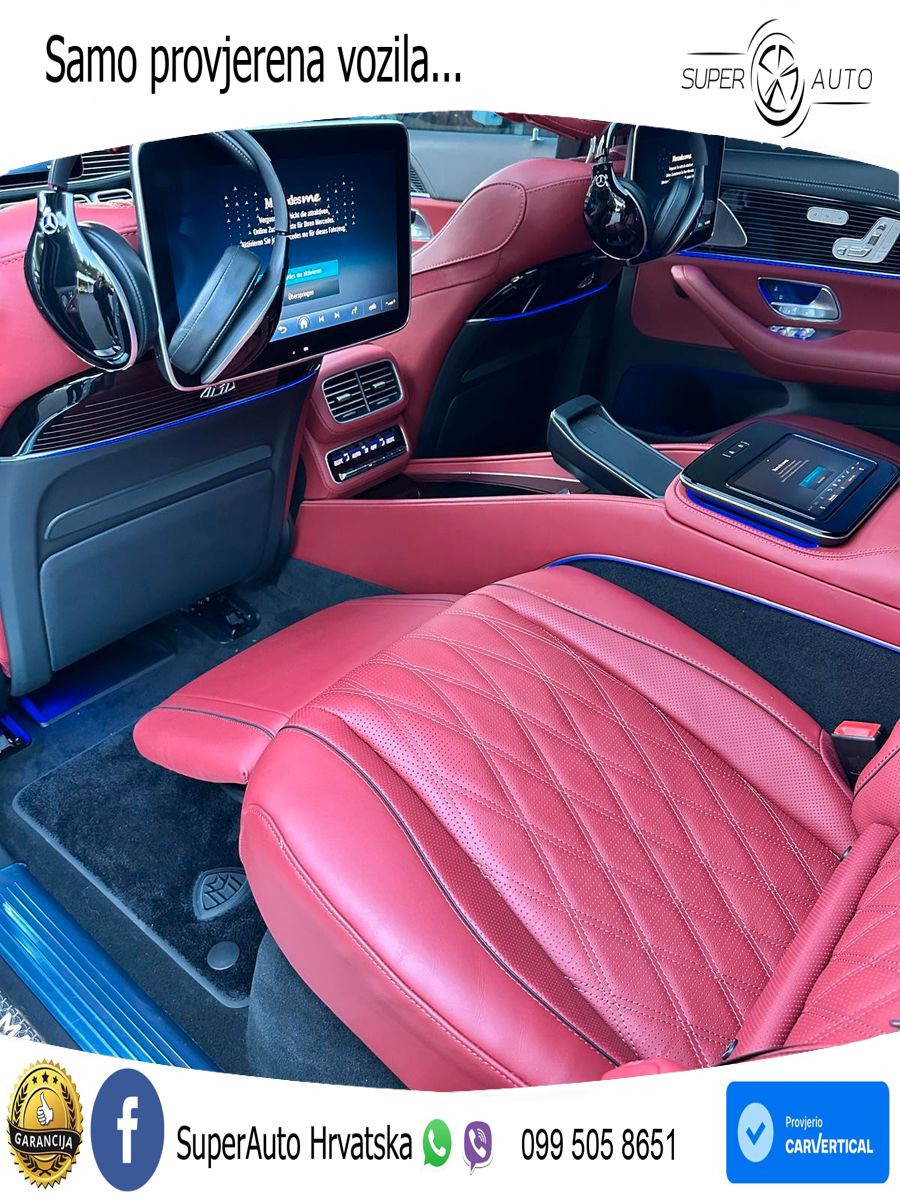 Mercedes Maybach GLS 600 V8 (557 KS) EQ Boost 4MATIC 9G-TRONIC ACC+HEAD+4xGR SJED+360+PANO