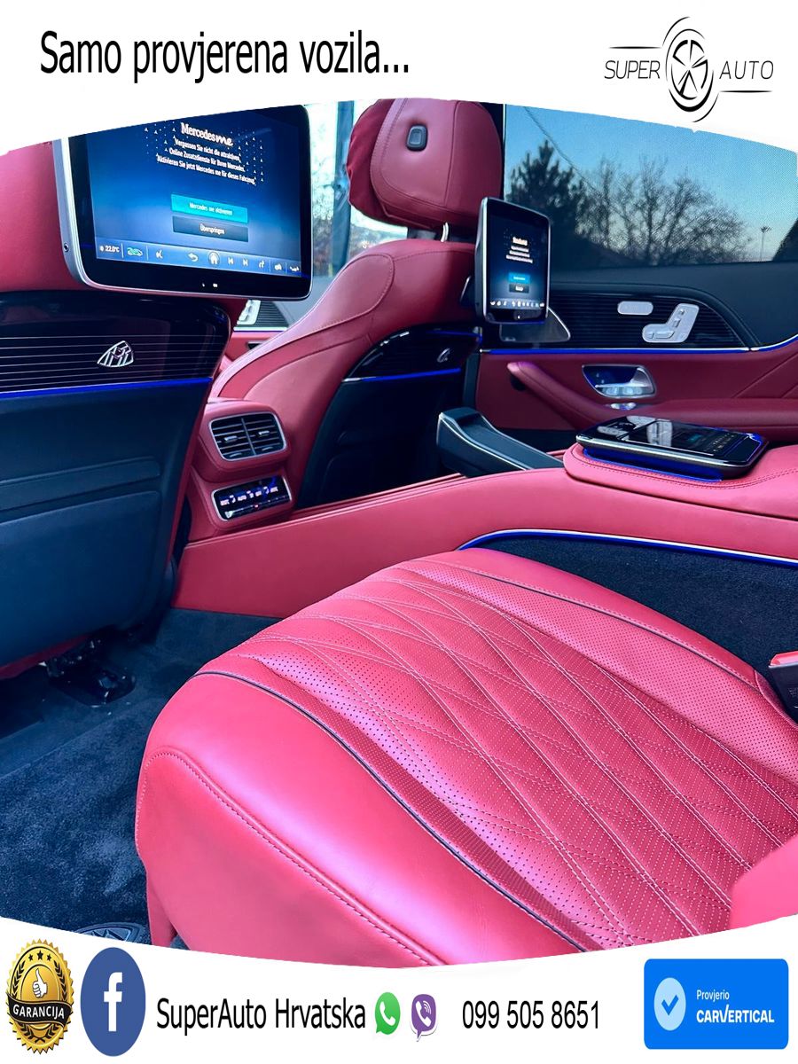 Mercedes Maybach GLS 600 V8 (557 KS) EQ Boost 4MATIC 9G-TRONIC ACC+HEAD+4xGR SJED+360+PANO