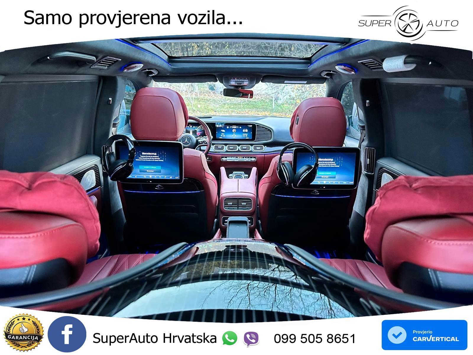 Mercedes Maybach GLS 600 V8 (557 KS) EQ Boost 4MATIC 9G-TRONIC ACC+HEAD+4xGR SJED+360+PANO