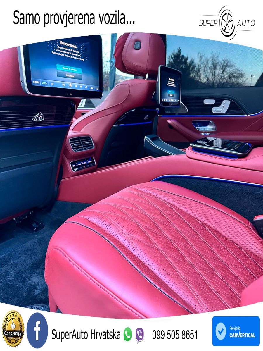 Mercedes Maybach GLS 600 V8 (557 KS) EQ Boost 4MATIC 9G-TRONIC ACC+HEAD+4xGR SJED+360+PANO