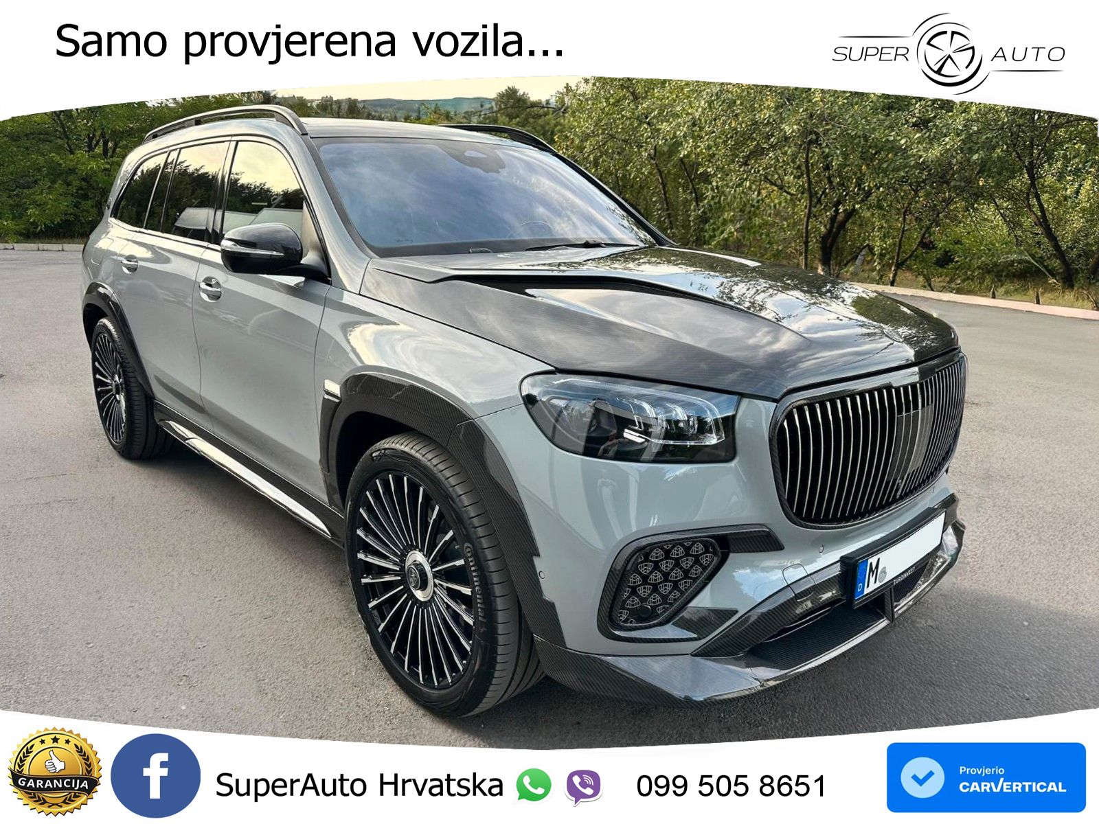 Mercedes Maybach GLS 600 V8 (557 KS) EQ Boost 4MATIC 9G-TRONIC ACC+HEAD+4xGR SJED+360+PANO