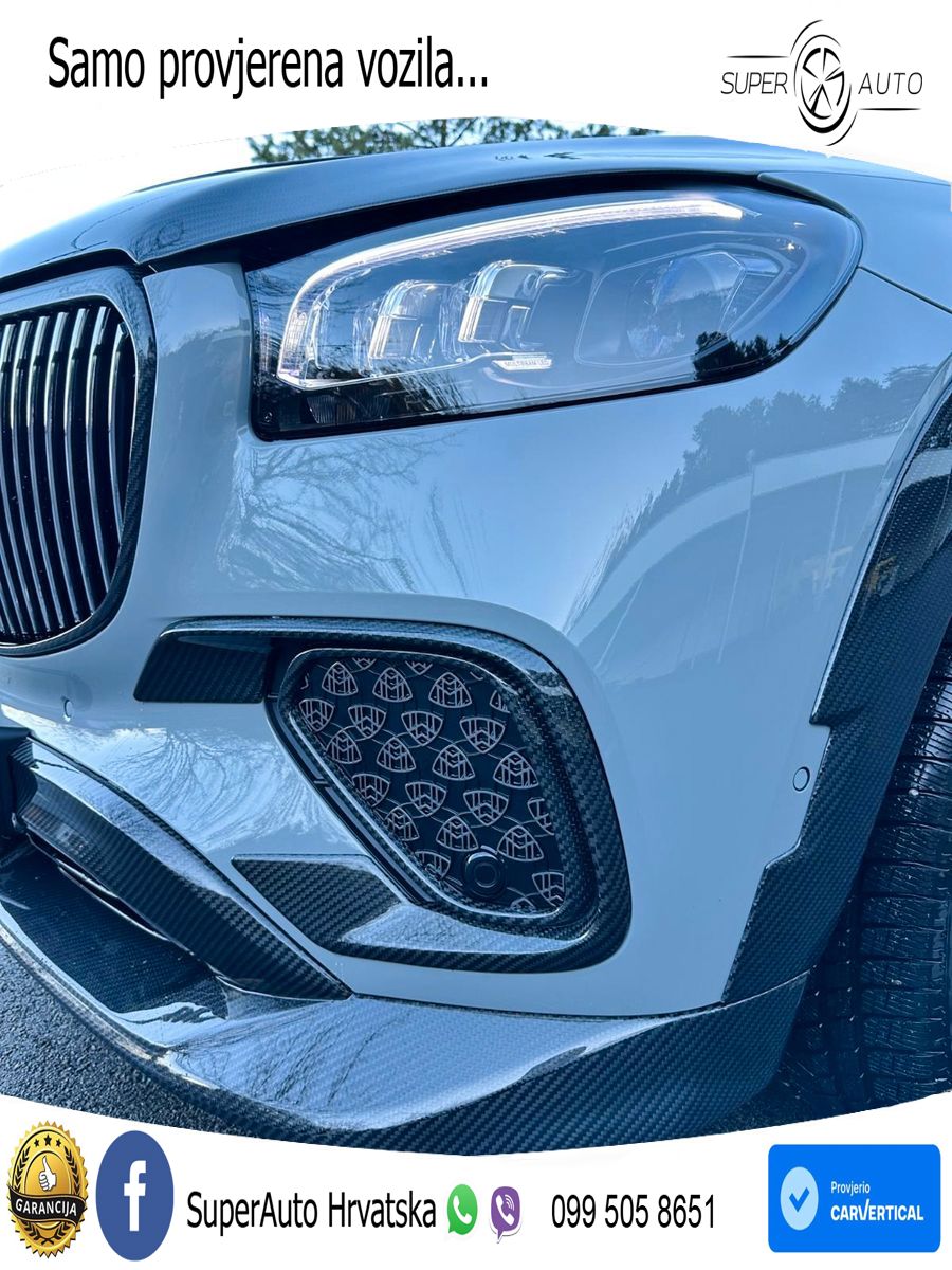 Mercedes Maybach GLS 600 V8 (557 KS) EQ Boost 4MATIC 9G-TRONIC ACC+HEAD+4xGR SJED+360+PANO