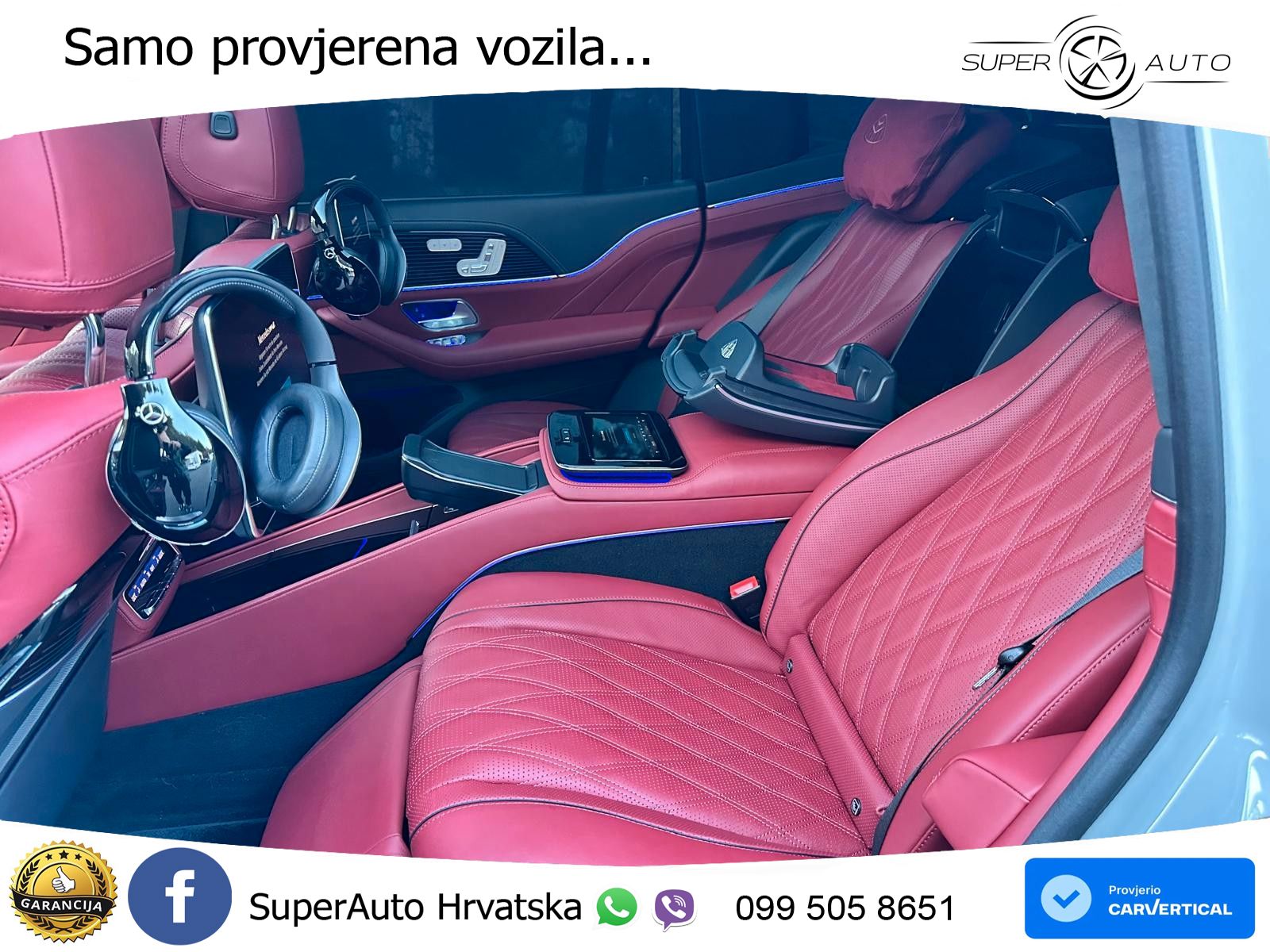 Mercedes Maybach GLS 600 V8 (557 KS) EQ Boost 4MATIC 9G-TRONIC ACC+HEAD+4xGR SJED+360+PANO