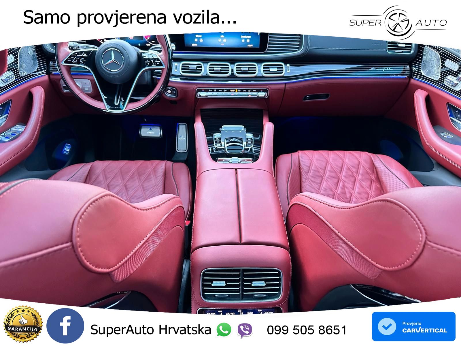 Mercedes Maybach GLS 600 V8 (557 KS) EQ Boost 4MATIC 9G-TRONIC ACC+HEAD+4xGR SJED+360+PANO