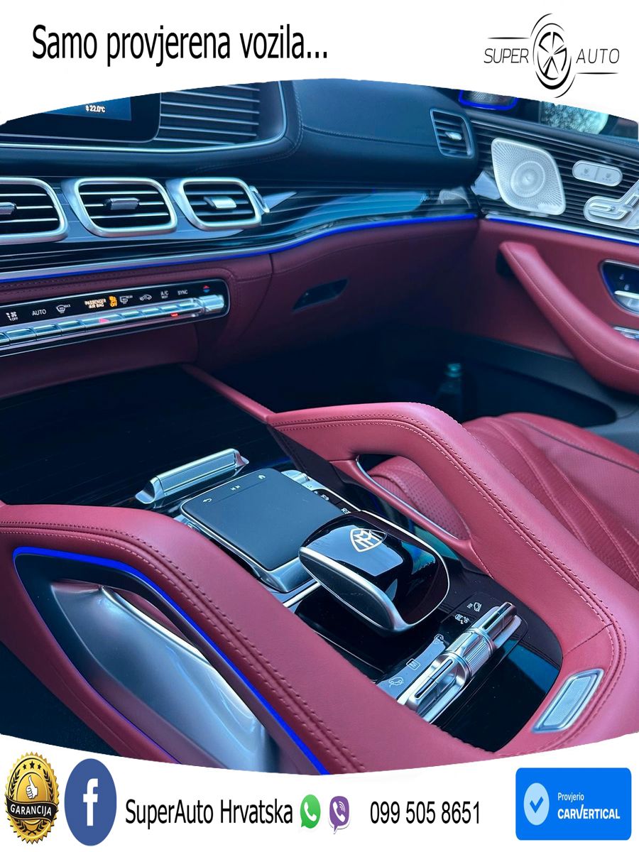 Mercedes Maybach GLS 600 V8 (557 KS) EQ Boost 4MATIC 9G-TRONIC ACC+HEAD+4xGR SJED+360+PANO