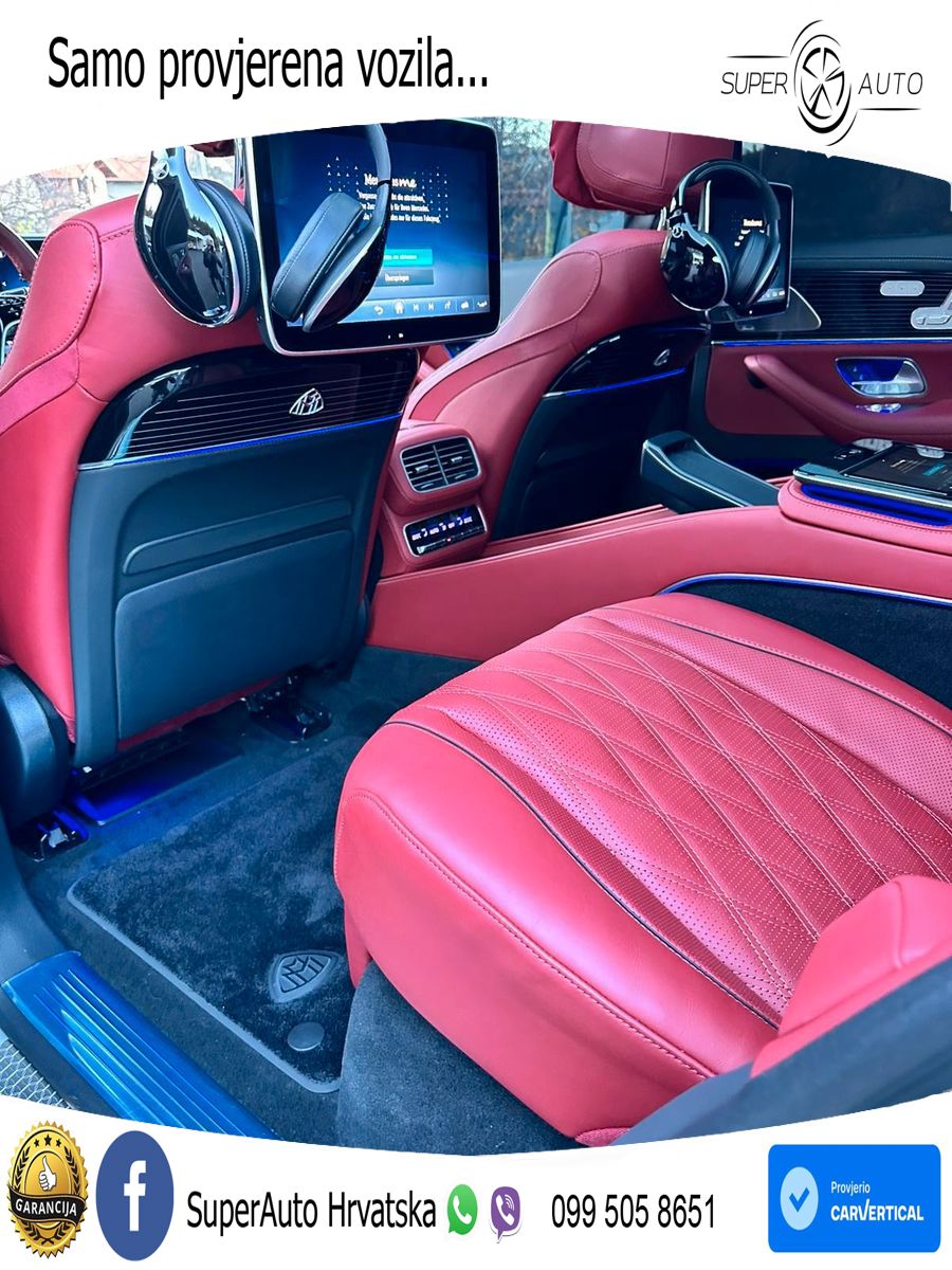 Mercedes Maybach GLS 600 V8 (557 KS) EQ Boost 4MATIC 9G-TRONIC ACC+HEAD+4xGR SJED+360+PANO