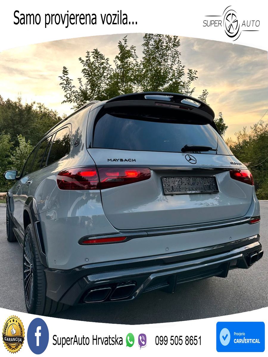 Mercedes Maybach GLS 600 V8 (557 KS) EQ Boost 4MATIC 9G-TRONIC ACC+HEAD+4xGR SJED+360+PANO
