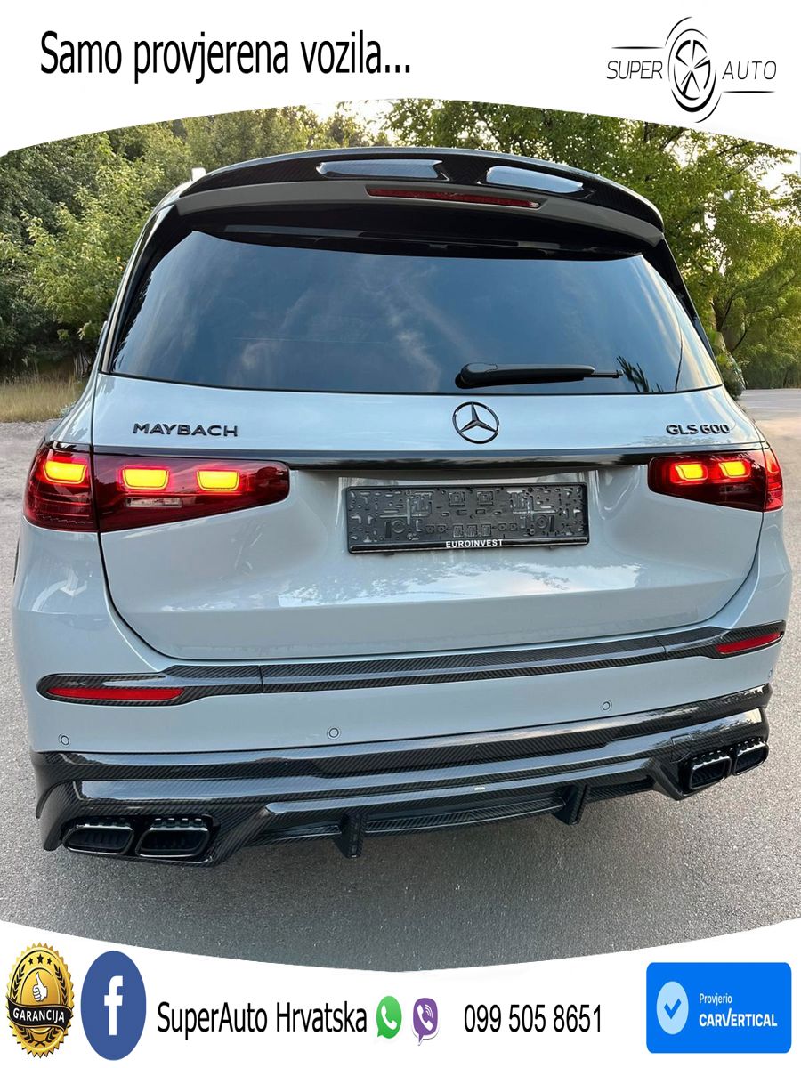 Mercedes Maybach GLS 600 V8 (557 KS) EQ Boost 4MATIC 9G-TRONIC ACC+HEAD+4xGR SJED+360+PANO