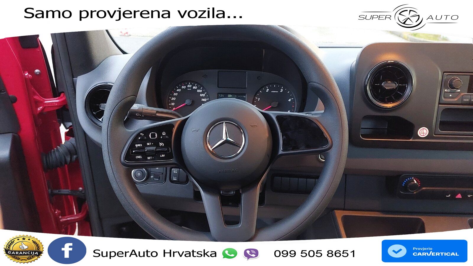 Mercedes-Benz Sprinter 319 Kipper 9G-Autom.DAB LED SHZ Tempom. 190 KS
