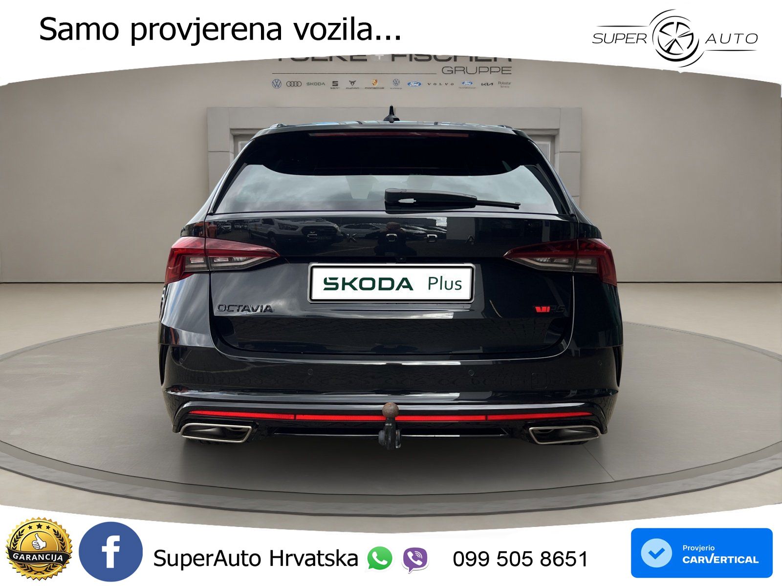 Škoda Octavia Combi RS 2.0 TSI (245 KS) DSG LED+GR SJED+ACC