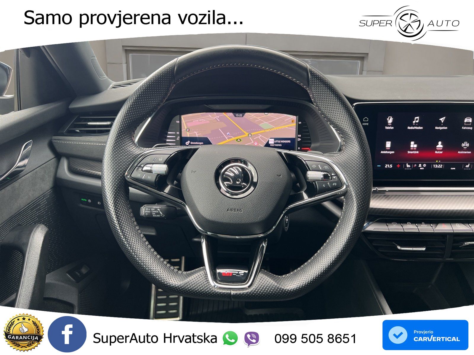 Škoda Octavia Combi RS 2.0 TSI (245 KS) DSG LED+GR SJED+ACC