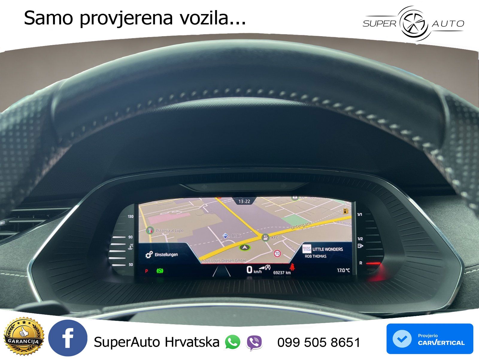 Škoda Octavia Combi RS 2.0 TSI (245 KS) DSG LED+GR SJED+ACC