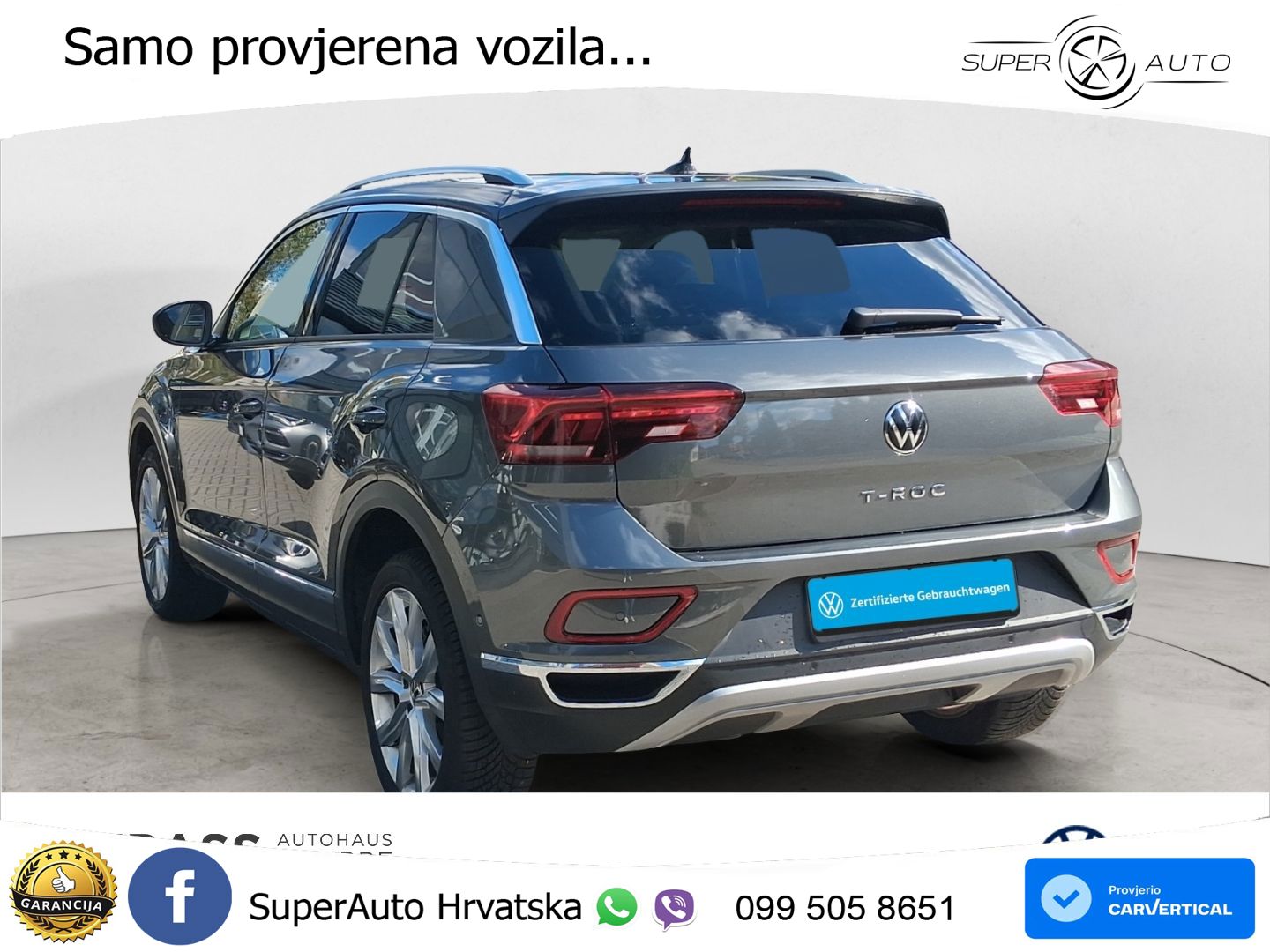 Volkswagen T-Roc 1.5 TSI (150 KS) DSG LED+GR SJED+ACC