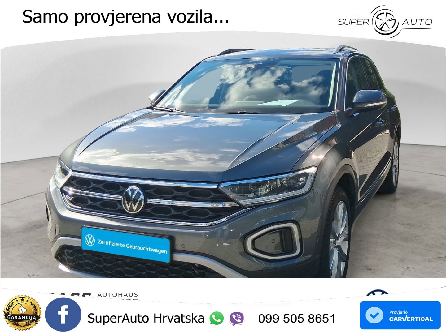 Volkswagen T-Roc 1.5 TSI (150 KS) DSG LED+GR SJED+ACC