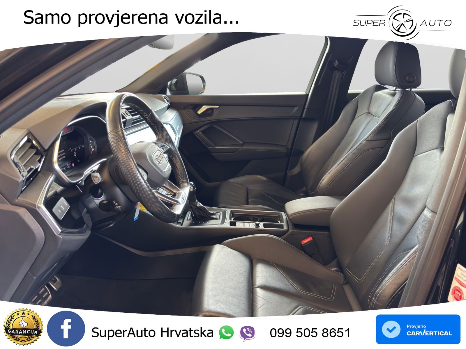 Audi Q3 Sportback 40 TDI (200 KS) quattro S tronic S line LED+GR SJED+ACC