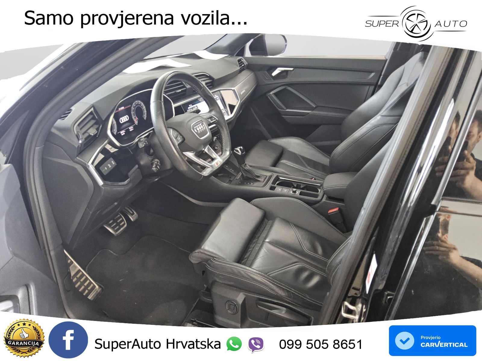 Audi Q3 Sportback 40 TDI (200 KS) quattro S tronic S line LED+GR SJED+ACC