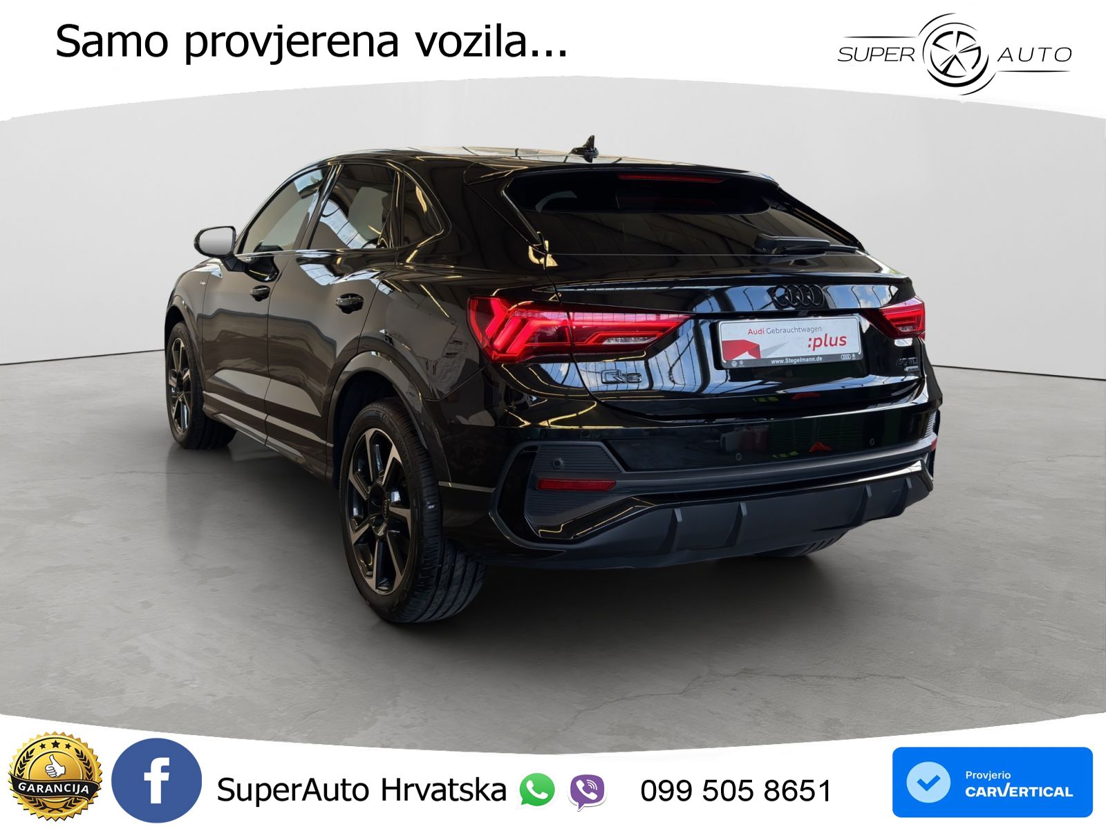 Audi Q3 Sportback 40 TDI (200 KS) quattro S tronic S line LED+GR SJED+ACC