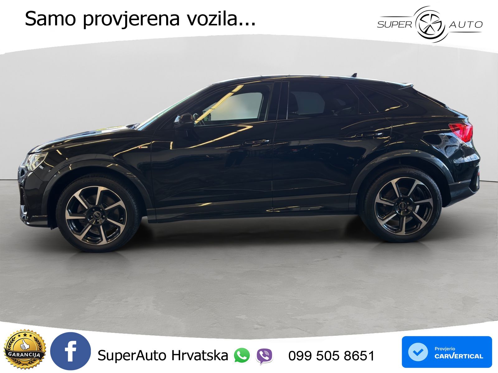 Audi Q3 Sportback 40 TDI (200 KS) quattro S tronic S line LED+GR SJED+ACC
