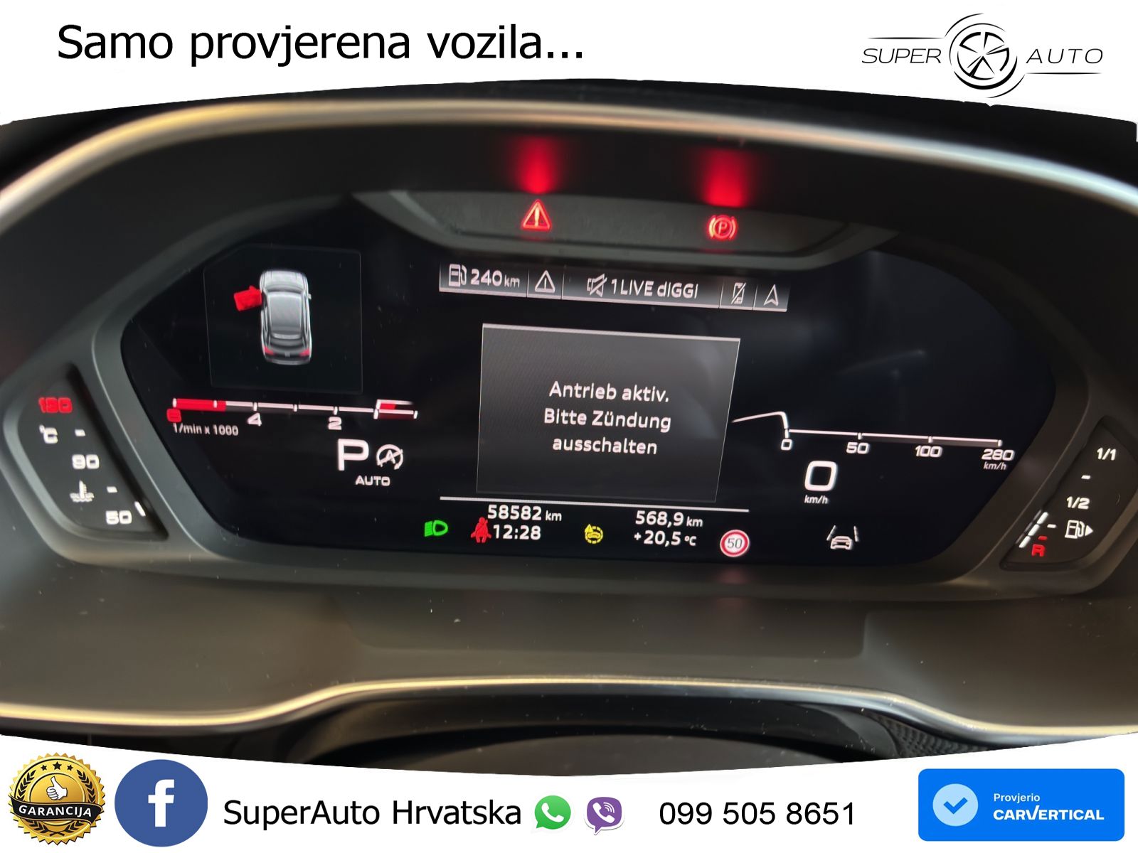 Audi Q3 Sportback 40 TDI (200 KS) quattro S tronic S line LED+GR SJED+ACC