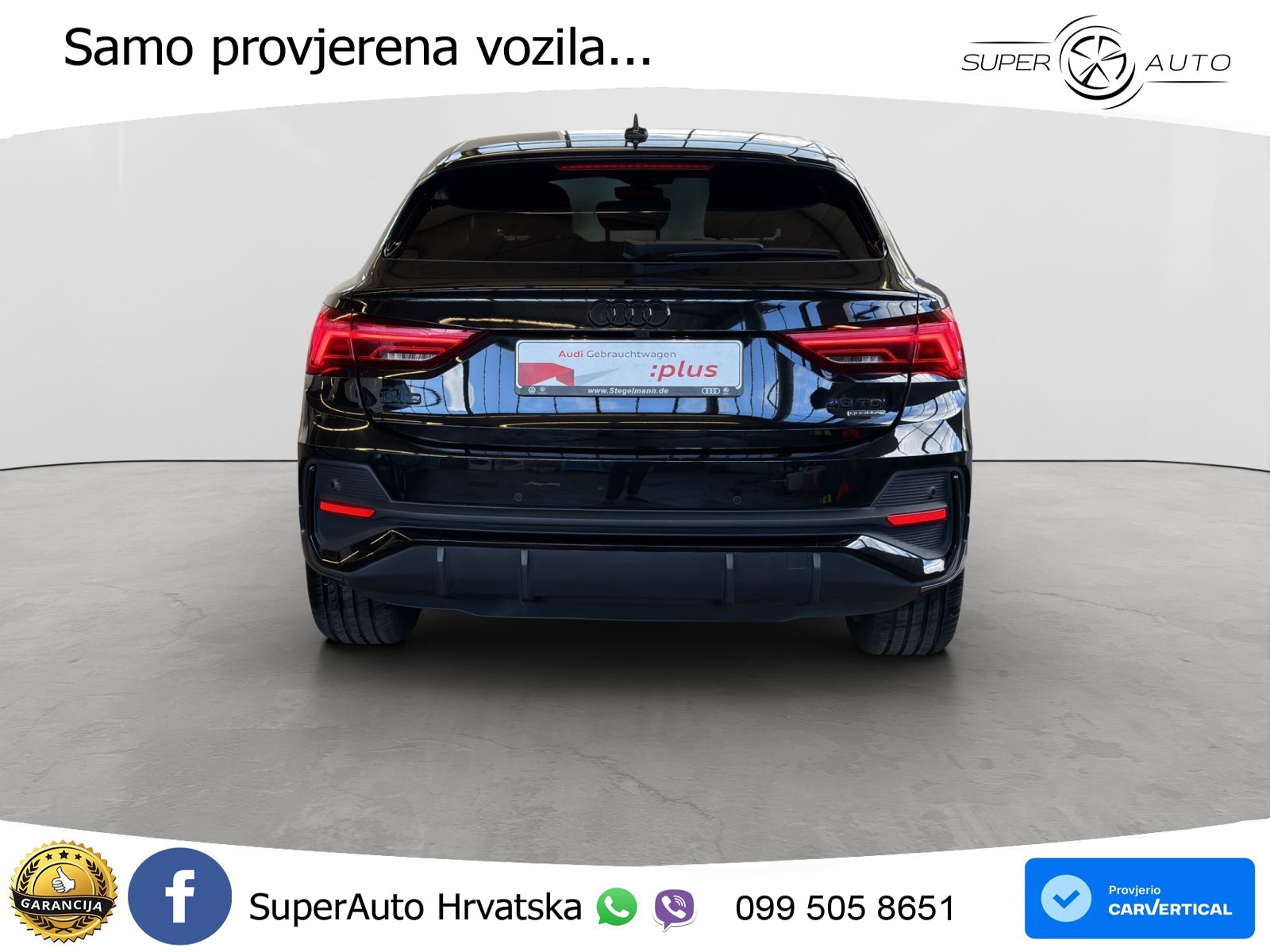 Audi Q3 Sportback 40 TDI (200 KS) quattro S tronic S line LED+GR SJED+ACC