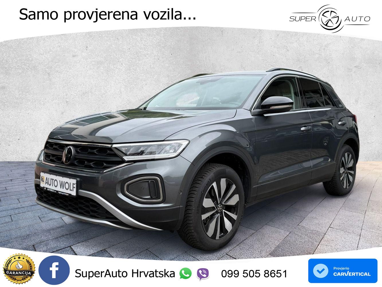 Volkswagen T-Roc 1.5 TSI (150 KS) DSG LED+GR SJED+ACC