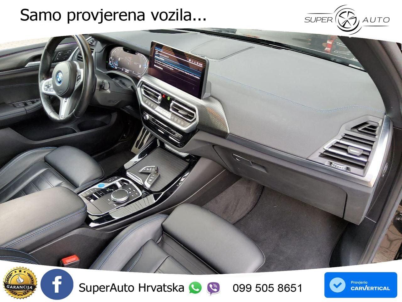 BMW iX3 80 kWh (286 KS) ACC+HEAD+GR SJED+360+PANO