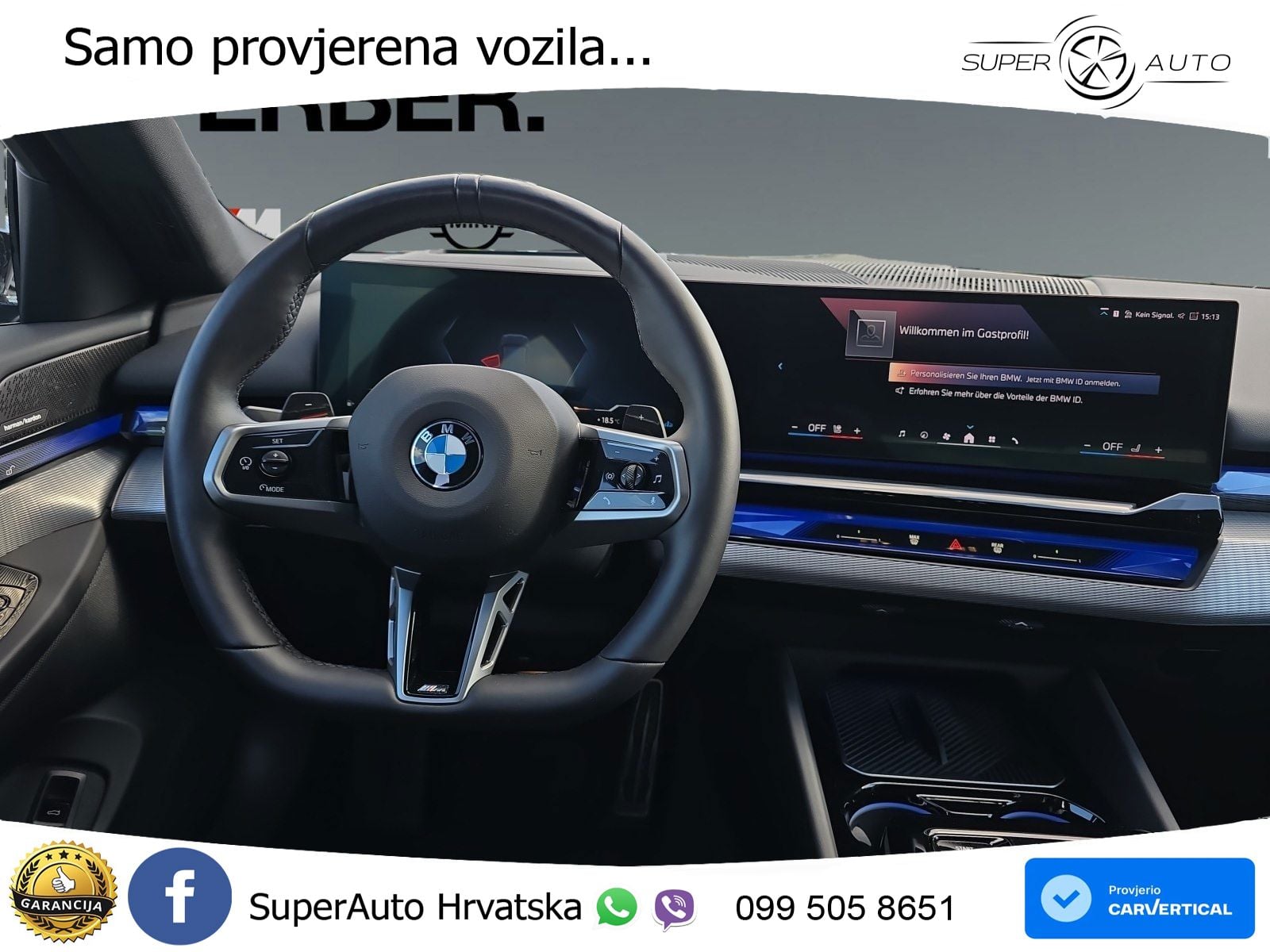 BMW 520d (197 KS) Steptronic M Sport LED+GR SJED+ACC