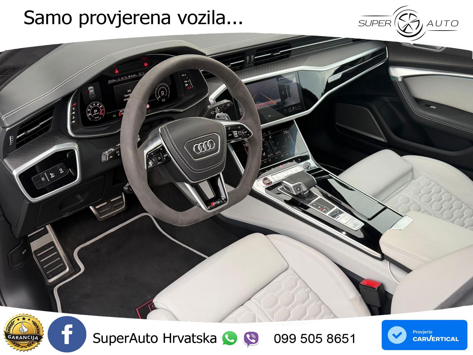 Audi RS6 Avant 4.0 TFSI V8 performance (630 KS)  quattro tiptronic LED+GR SJED+ACC