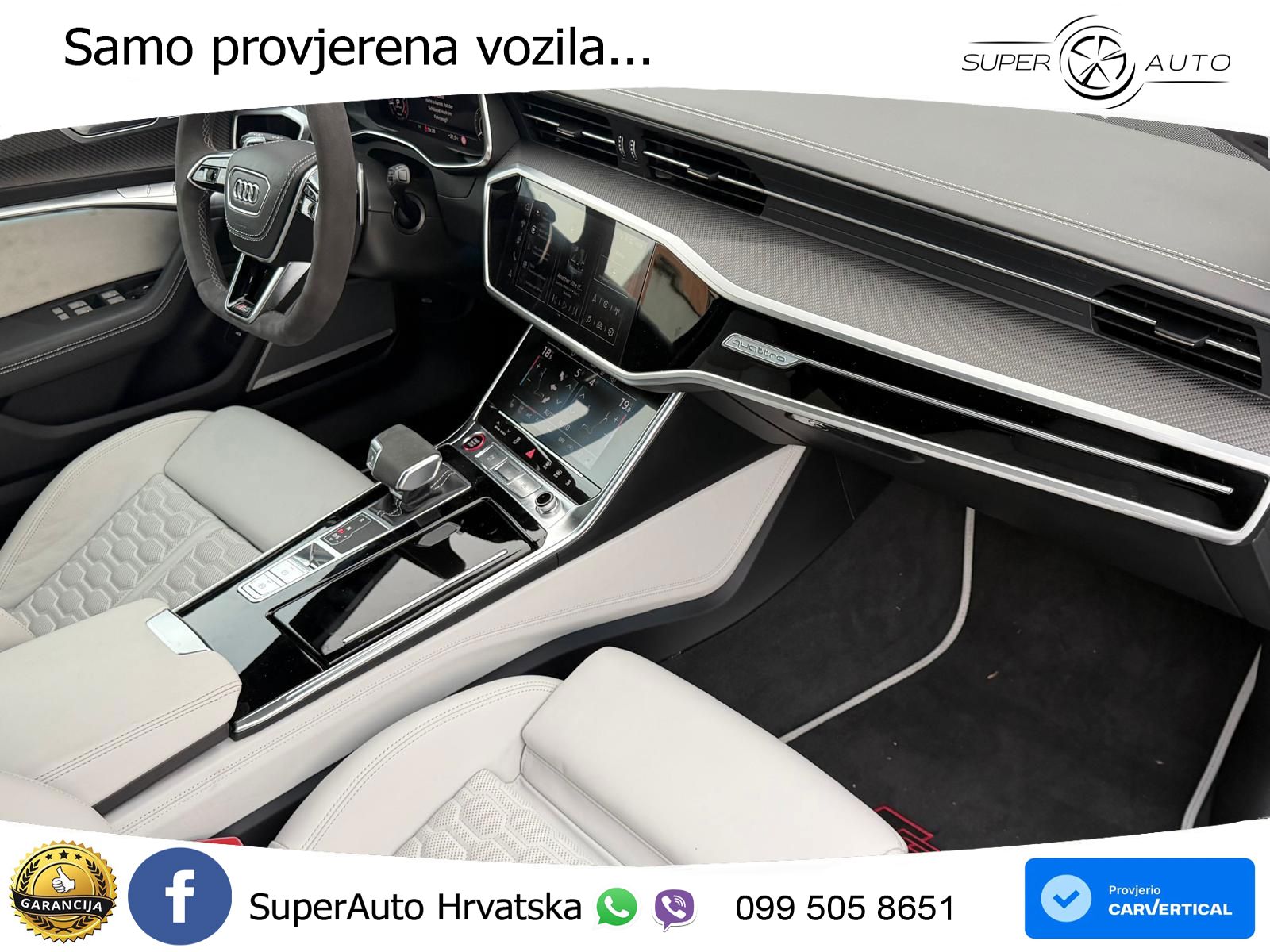 Audi RS6 Avant 4.0 TFSI V8 performance (630 KS)  quattro tiptronic LED+GR SJED+ACC
