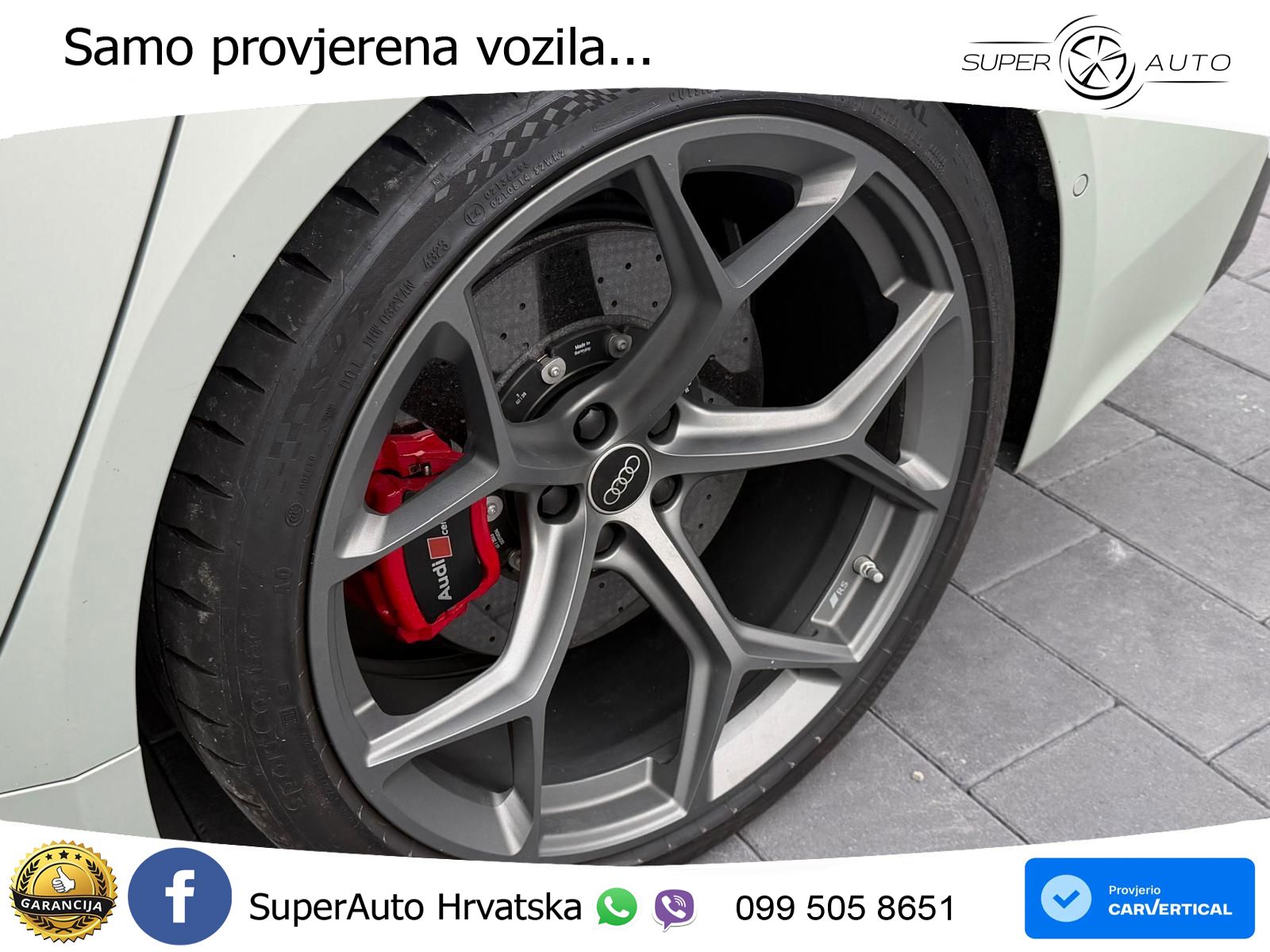 Audi RS6 Avant 4.0 TFSI V8 performance (630 KS)  quattro tiptronic LED+GR SJED+ACC