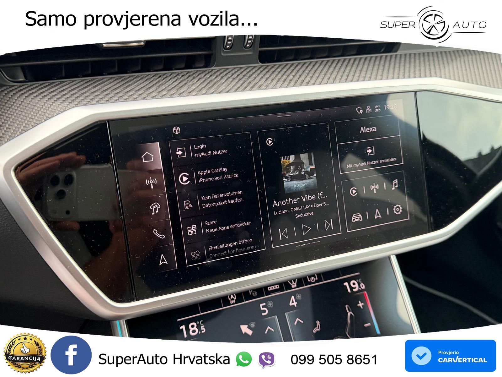 Audi RS6 Avant 4.0 TFSI V8 performance (630 KS)  quattro tiptronic LED+GR SJED+ACC
