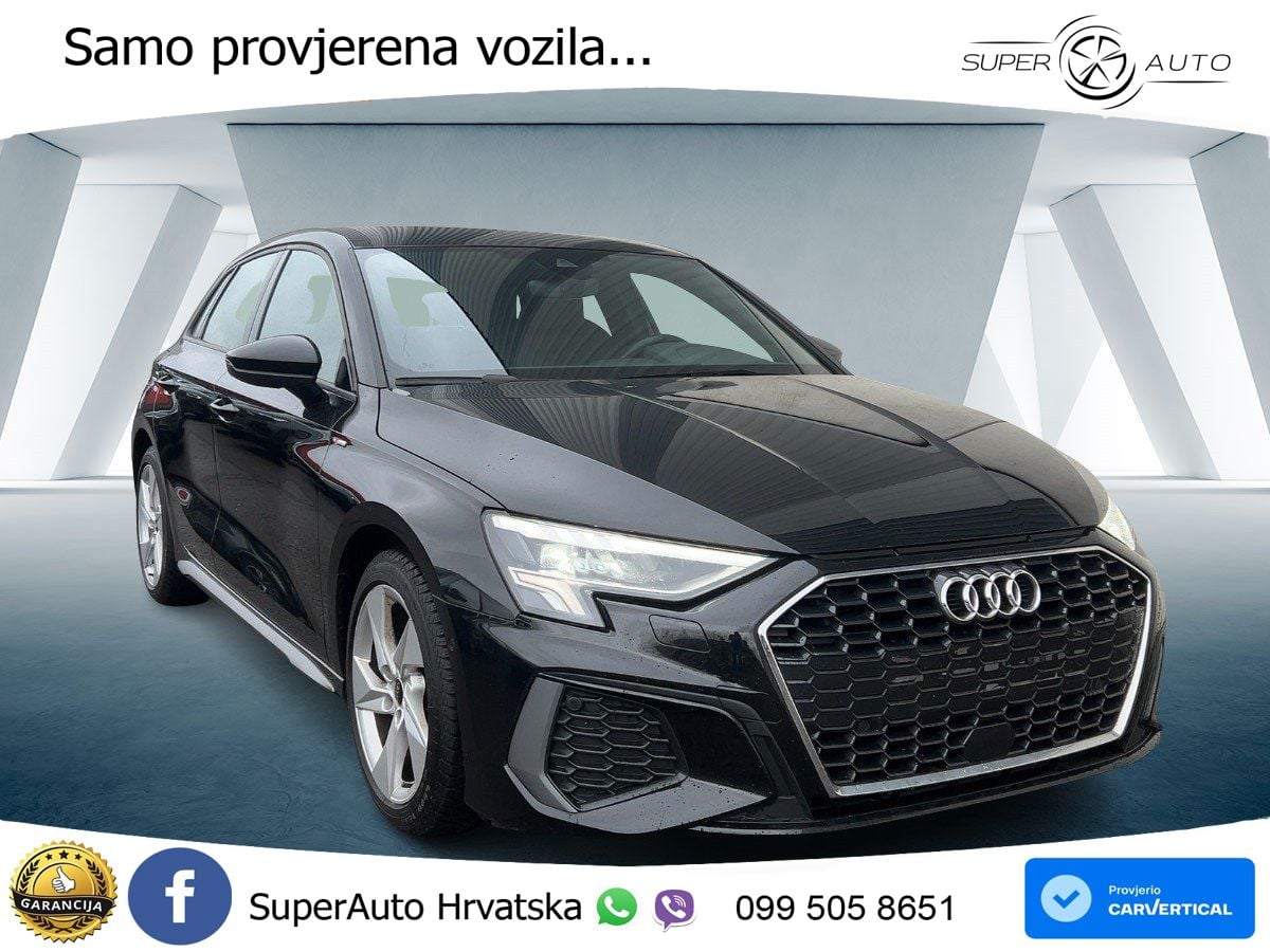 Audi A3 30 TFSI (110 KS) Mild Hybrid S tronic S line LED+GR SJED+ACC