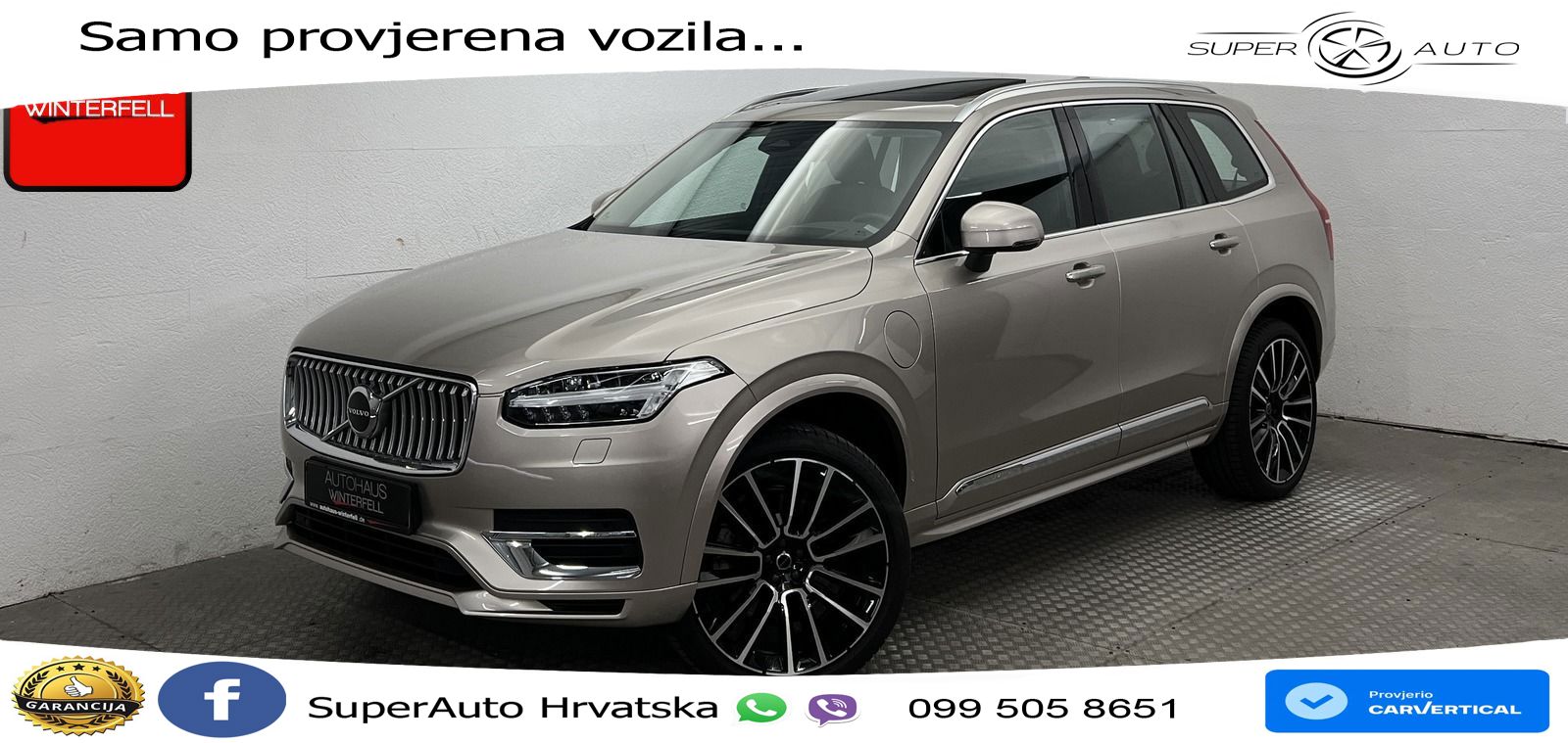 Volvo XC90 Recharge 2.0 T8 AWD Geartronic LED+GR SJED+ACC