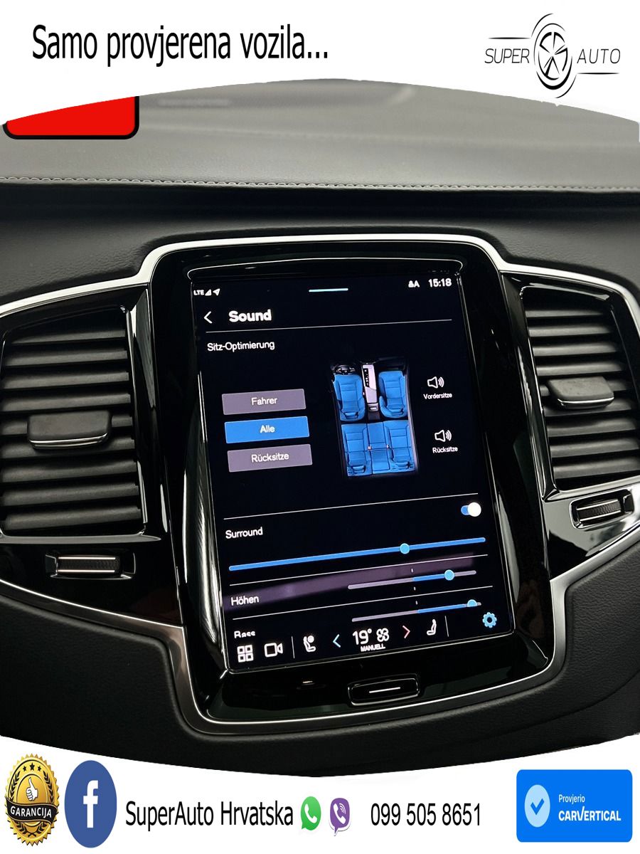 Volvo XC90 Recharge 2.0 T8 AWD Geartronic LED+GR SJED+ACC