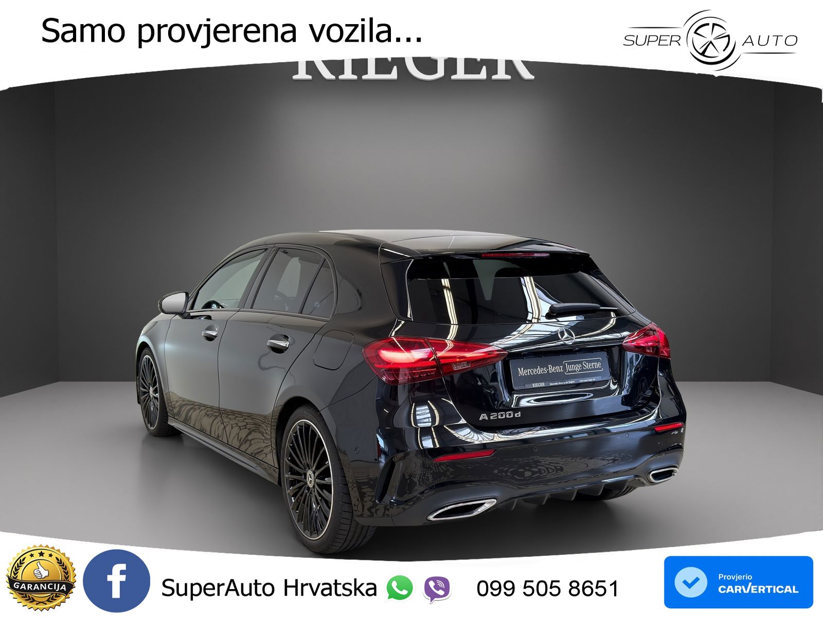 Mercedes-Benz A 200d 8G-DCT AMG MATRIX+GR SJED+KAM