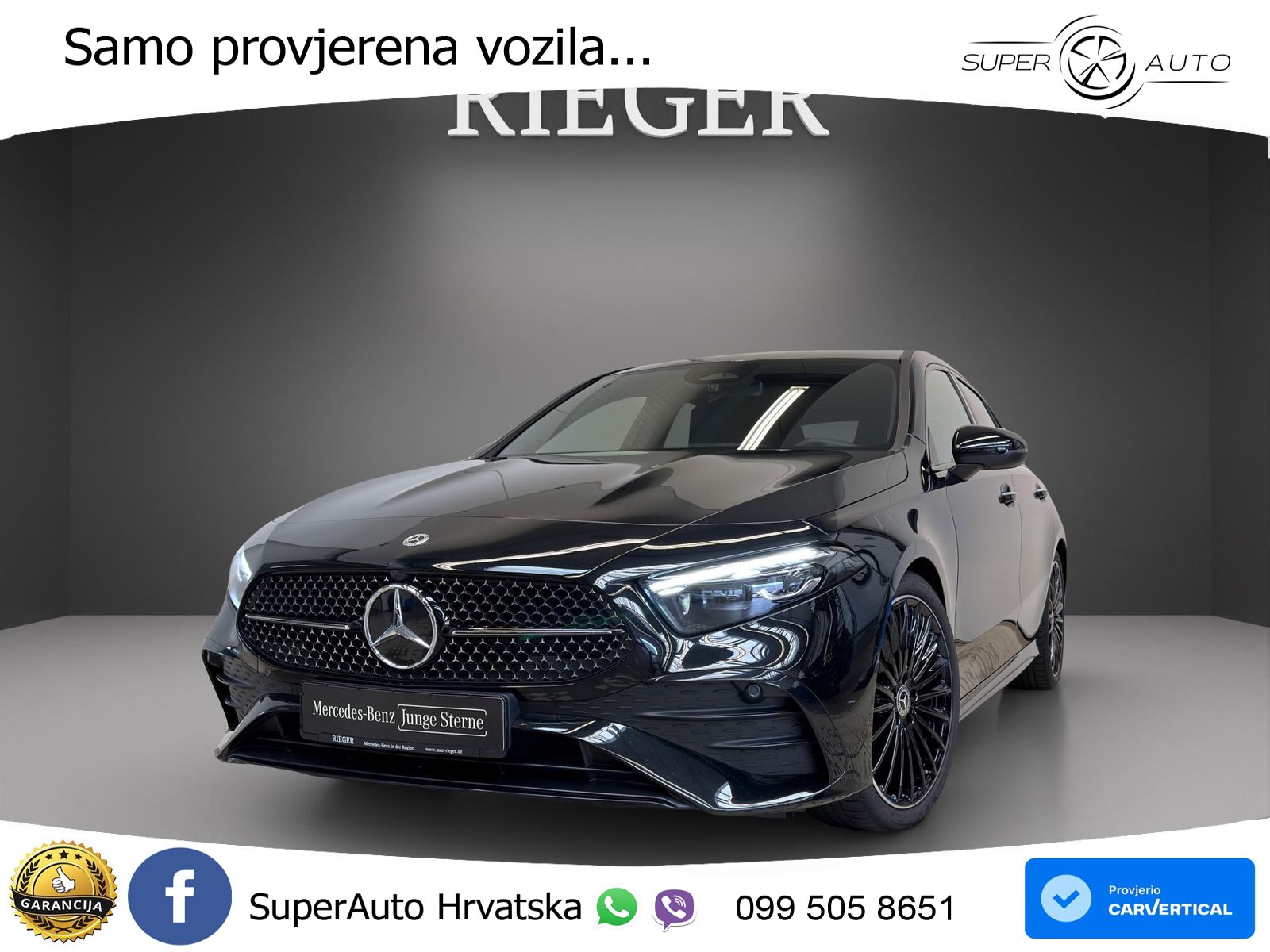 Mercedes-Benz A 200d 8G-DCT AMG MATRIX+GR SJED+KAM