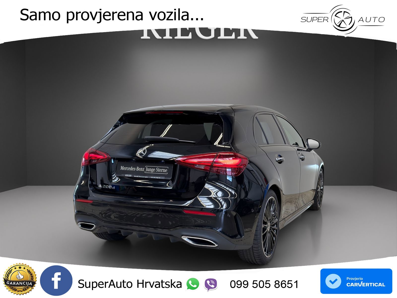 Mercedes-Benz A 200d 8G-DCT AMG MATRIX+GR SJED+KAM