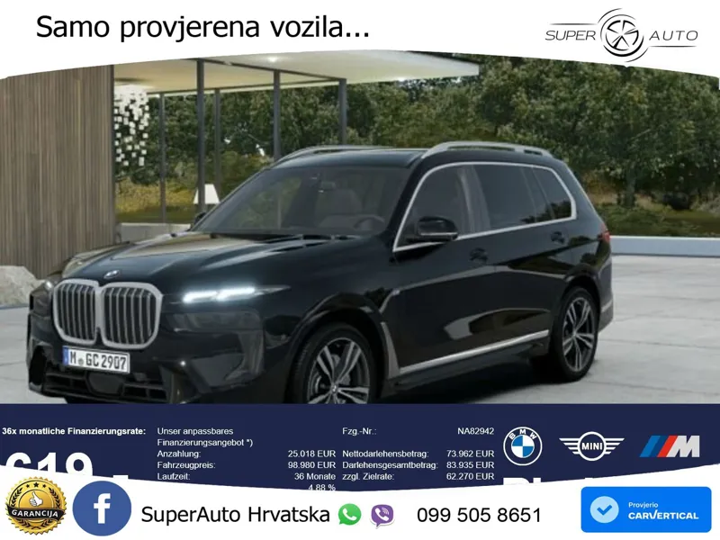 BMW X7 40d (352 KS) xDrive Steptronic M Sport