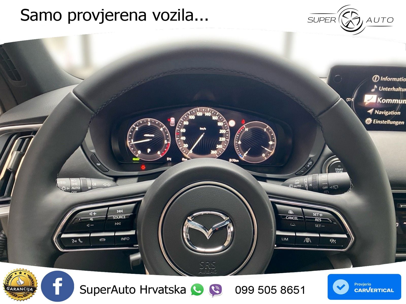 Mazda CX-60 3.3 e-Skyactiv D (254 KS) AWD Automatic LED+GR SJED+ACC